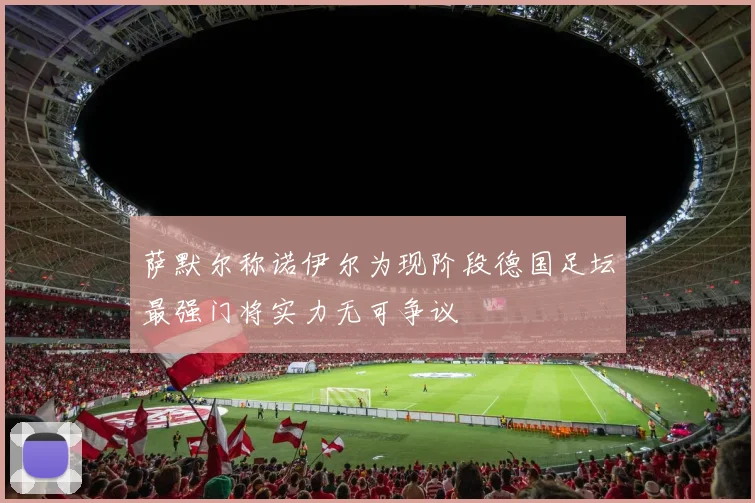萨默尔称诺伊尔为现阶段德国足坛最强门将实力无可争议